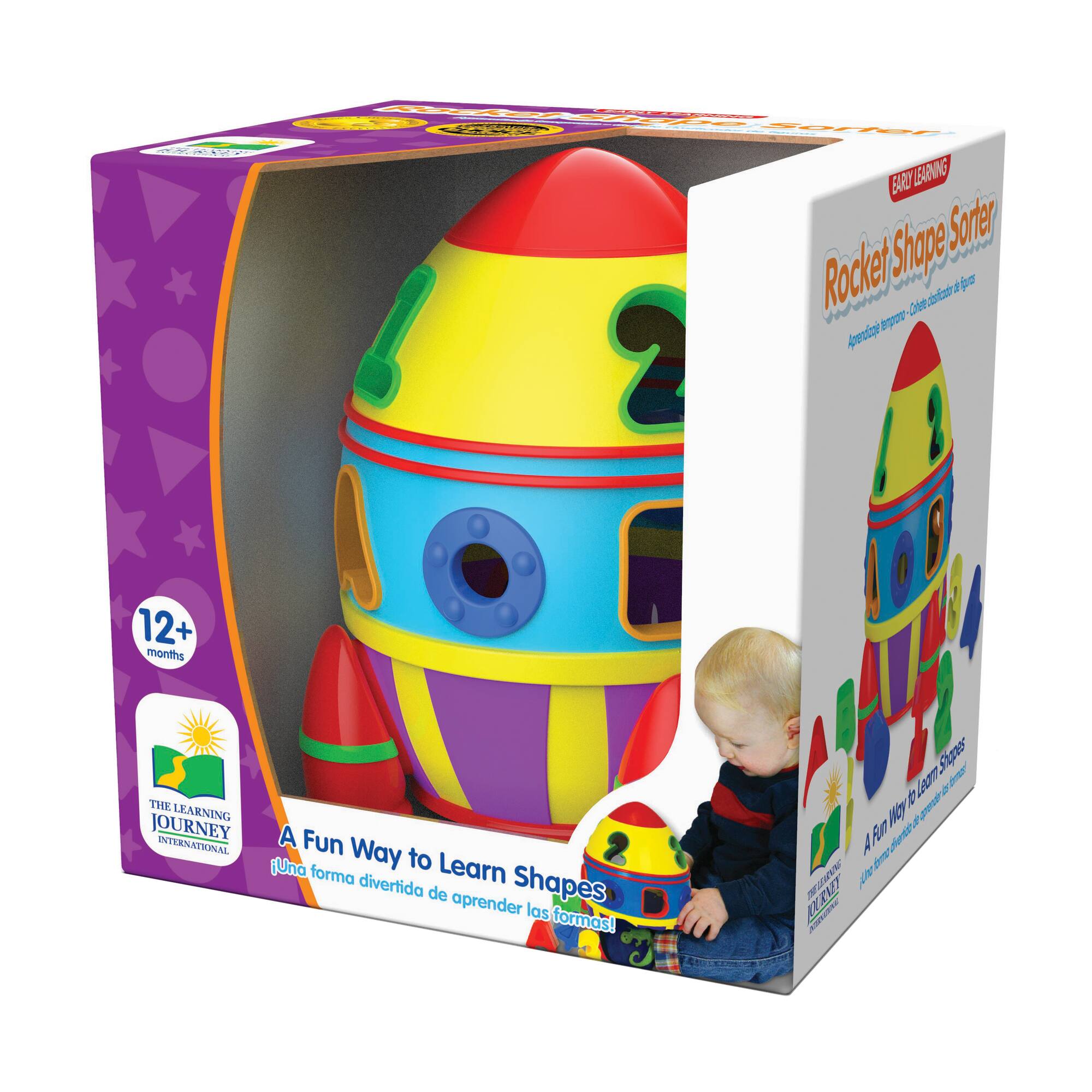 Early Learning - Rocket Shape Sorter